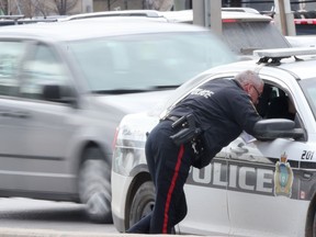 Winnipeg police on the street
