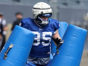 Looks, machismo, override extra brain protection for Blue Bombers Looks, machismo, override extra brain protection for Blue Bombers