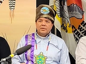 Brokenhead Ojibway Nation Chief Gordon Bluesky