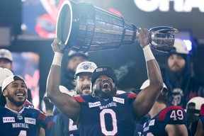 The player's union is grieving the suspension of Montreal D-lineman Shawn Lemon. Frank Gunn/The Canadian Press