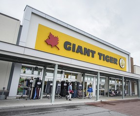 A Giant Tiger storefront