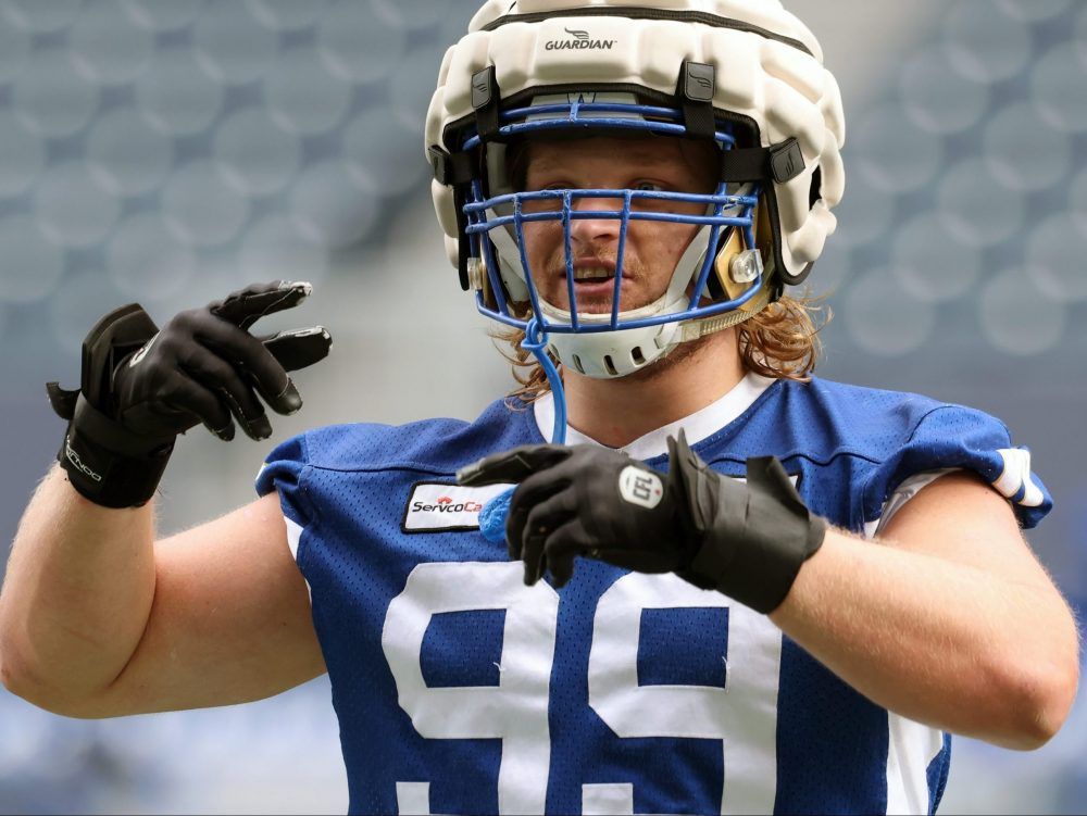 Winnipeg Blue Bombers defensive lineman Cameron Lawson has been placed on the six-game injured list.