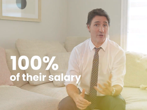 Prime Minister Justin Trudeau in a three-minute web video defending his hike to the capital gains tax.