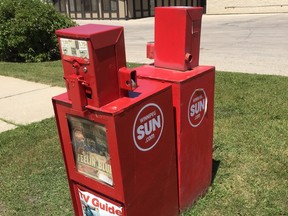 Winnipeg Sun newspaper box