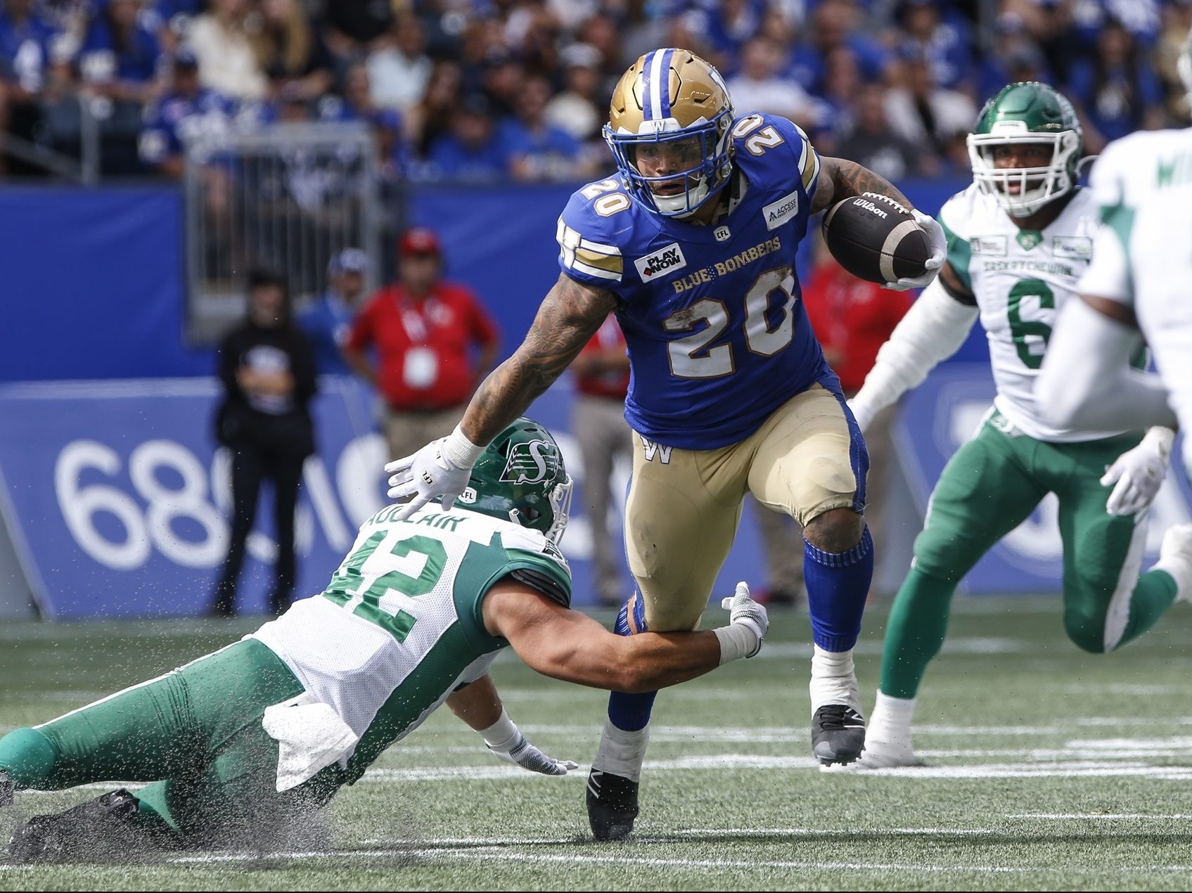 Blue Bombers' Brady Oliveira setting aside ego as wins pile up