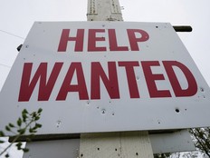 FILE - A help wanted sign is posted in Lansdale, Pa., Friday, April 28, 2023.
