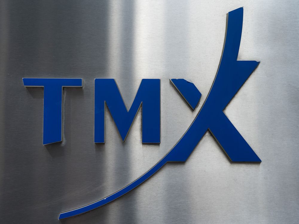 The TMX logo is shown in Toronto, Wednesday, Sept. 11, 2024.